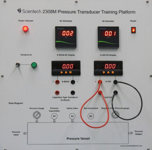 Click to enlarge Figure 4: Circuit diagram of the load cell setup.