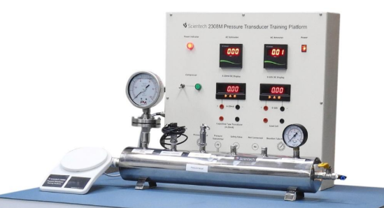 Click to enlarge Figure 2: Experimental setup of the Scientech 2308M Platform.